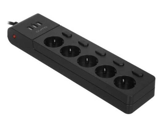 Сетевой фильтр с USB Qumo Power Bar PRO 6SP4U (P-0006)